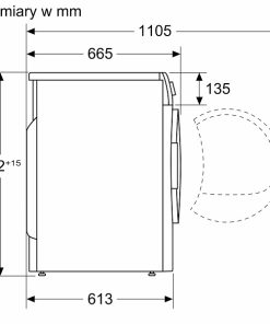 Máy sấy bơm nhiệt Bosch WTH85V0GPL series 4 - 5 BOSCH WTH85V0GPL SERIES 4