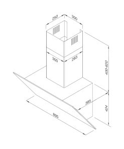 Máy hút khói khử mùi – áp tường dạng nghiêng MC 9086HS - 5 MÁY HÚT KHÓI KHỬ MÙI - ÁP TƯỜNG DẠNG NGHIÊNG MC 9086HS