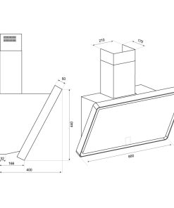 MÁY HÚT KHÓI KHỬ MÙI - ÁP TƯỜNG TIME K-153MB