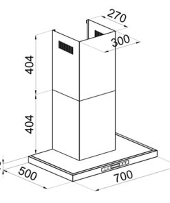 MÁY HÚT MÙI KOCHER K-225MI-70