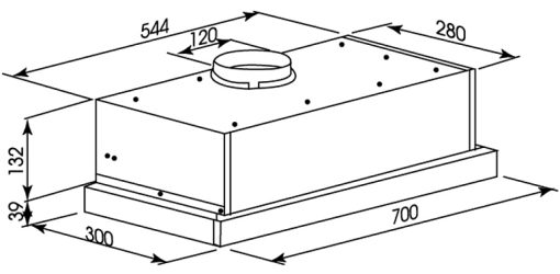 MÁY HÚT MÙI KOCHER K-6270BL