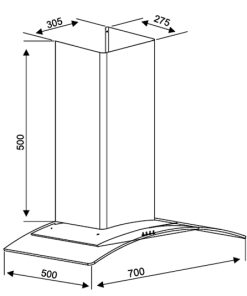 MÁY HÚT MÙI KOCHER K-8370PRO-70