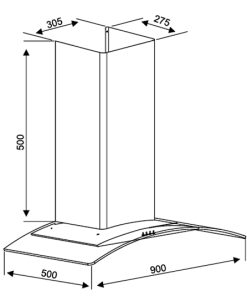 MÁY HÚT MÙI KOCHER K-8370PRO-90 - 5 MÁY HÚT MÙI KOCHER K-8370PRO-90
