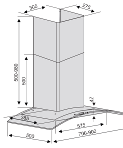 MÁY HÚT MÙI LORCA TA-2001C
