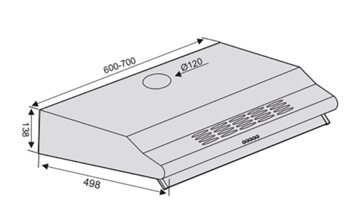 MÁY HÚT MÙI LORCA TA-3007A