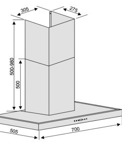 MÁY HÚT MÙI LORCA TA-6007E