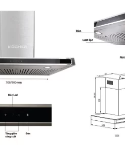 Máy hút mùi Kocher K-229S-70