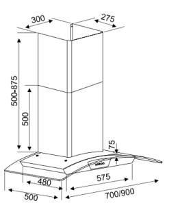 Máy hút mùi Kocher K-229S-90