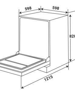 Máy rửa chén Kaff KF-T355HEMERA - 8 Máy rửa chén Kaff KF-T355HEMERA