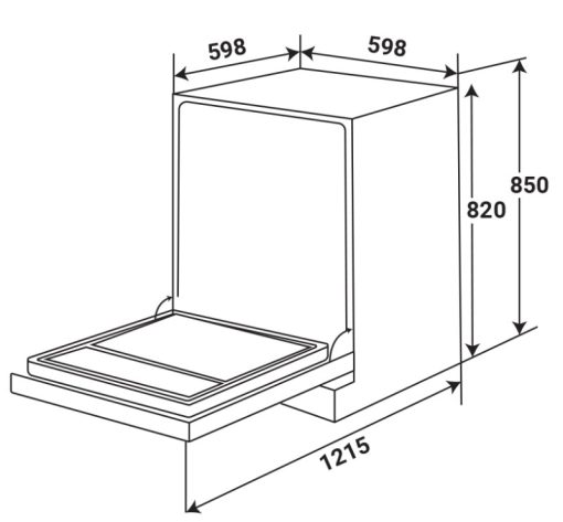 Máy rửa chén Kaff KF-T355HEMERA