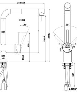 GÓI CHẬU VÒI BẾP HAFELE ESSENCE 3 577.25.319 - 15