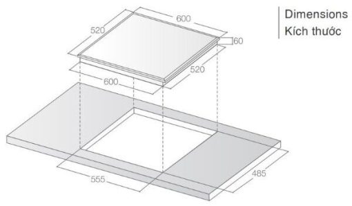 BẾP TỪ BA VÙNG NẤU LORCA LCI-306 PLUS