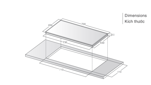 BẾP TỪ ĐÔI LORCA LCI-890 PLUS