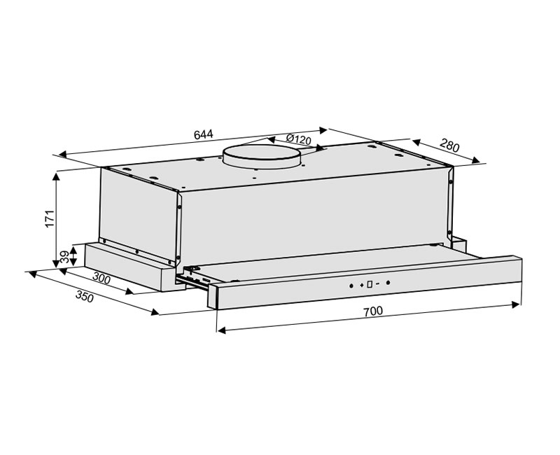 MÁY HÚT MÙI LORCA TA-3005A