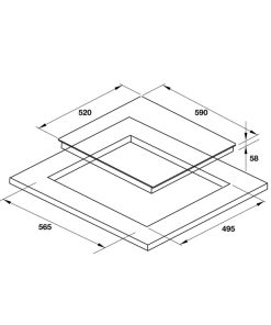 Bếp từ 3 vùng nấu Hafele 536.61.791 - 9 Bếp từ 3 vùng nấu Hafele 536.61.791 - 8