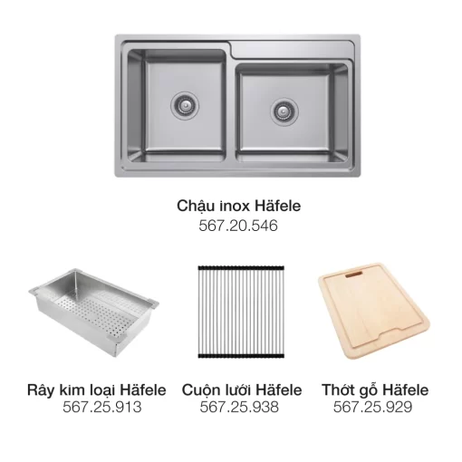 Combo chậu bếp Hafele 567.20.586 - 1