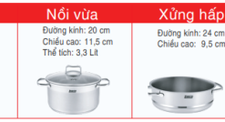 BỘ NỒI ĐUN LORCA TA-5012 TITANIUM - 7 BỘ NỒI ĐUN LORCA TA-5012 TITANIUM