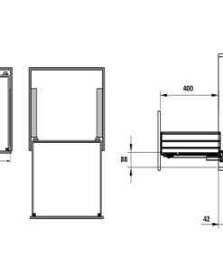 RỔ XOONG NỒI CAPPELLA INOX 304 900MM HAFELE 549.08.034