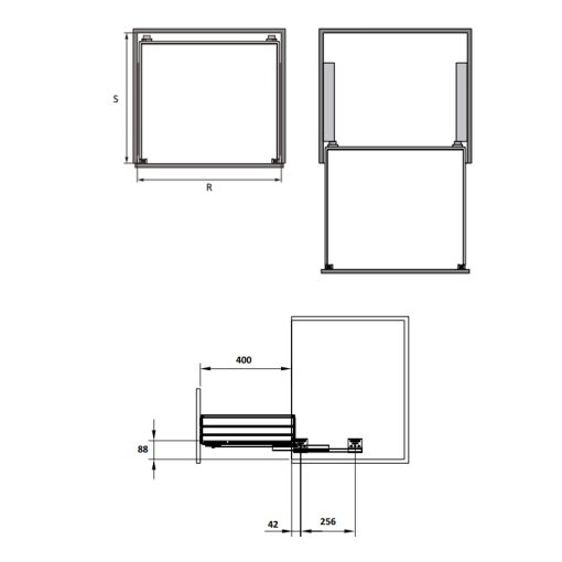 RỔ BÁT ĐĨA CAPPELLA INOX 304 900MM HAFELE 549.08.014