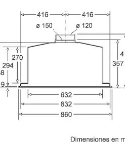 Máy hút mùi BOSCH DHL885C|Serie 6 - 7