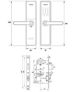 KHOÁ ĐIỆN TỬ HAFELE DL7600 912.20.237