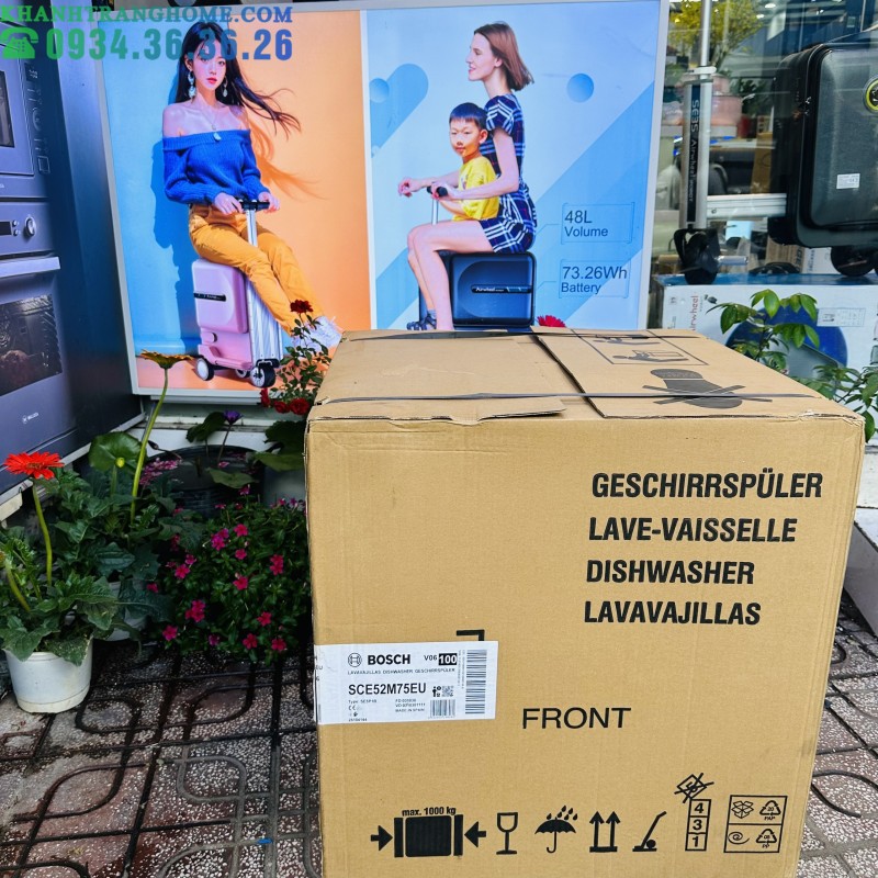 Máy rửa bát Bosch SCE52M75EU Series 6 - 183