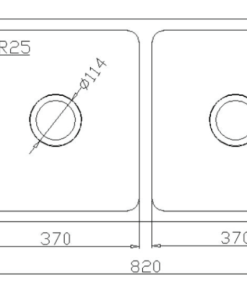 Chậu rửa bát KONOX KN8246DU DEKOR
