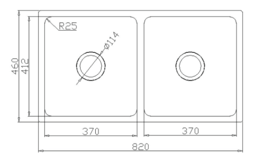 Chậu rửa bát KONOX KN8246DU DEKOR