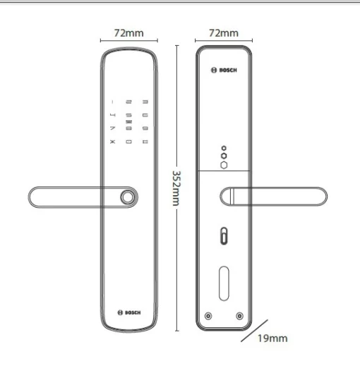 Khóa Cửa Vân Tay BOSCH ID60GK - 3