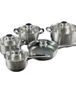 BỘ NỒI CAO CẤP 5 MÓN INOX 304 KAFF KF ST005FR
