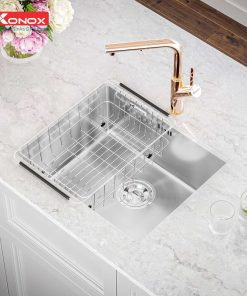 Chậu rửa bát KONOX CUBE 5444SU - 9 Chậu rửa bát KONOX CUBE 5444SU