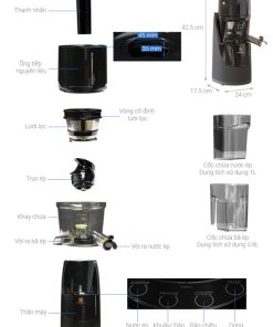 MÁY ÉP CHẬM HAWONKOO SJH-045-BA