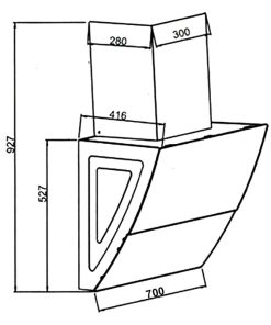 MÁY HÚT MÙI SEVILLA SV-70K4