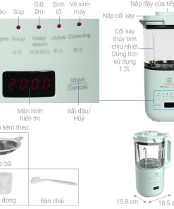 MÁY LÀM SỮA HẠT HAWONKOO SMH-120-GE