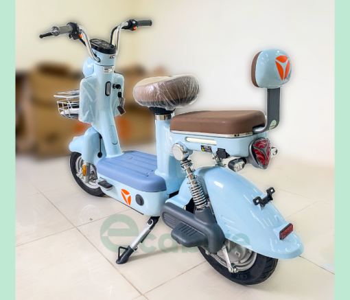 XE ĐẠP ĐIỆN MÀU XANH LAM - 5
