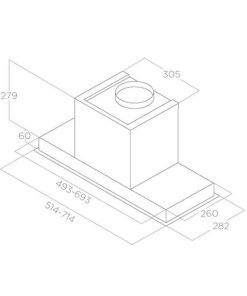 Máy hút mùi Elica HIDDEN 2.0 IX/A/90 PRF0095073A - 12 Máy hút mùi Elica HIDDEN 2.0 IX/A/90 PRF0095073A - 11