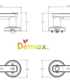 Khóa vân tay DEMAX SL108 BL tiêu chuẩn Đức - 19