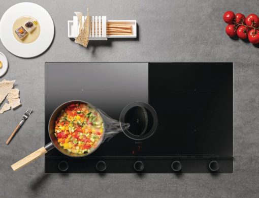 Bếp từ kết hợp máy hút mùi Elica NIKOLATESLA UNPLUGGED BL/F/90 PRF0184019 - 9