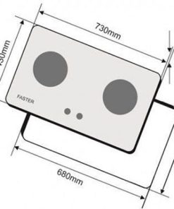 Bếp gas âm Faster FS 279S - 4 BẾP GAS ÂM FASTER FS 279S