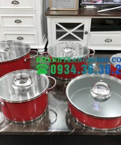 BỘ NỒI CHẢO FASTER RUBY - 6 BỘ NỒI CHẢO FASTER RUBY