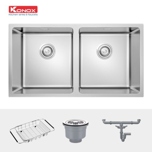 Chậu rửa bát KONOX CUBE 7544DU