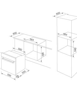 Lò nướng điện âm tủ Malloca MOV-72 PYRO - 18 LÒ NƯỚNG ĐIỆN ÂM TỦ MALLOCA MOV-72 PYRO