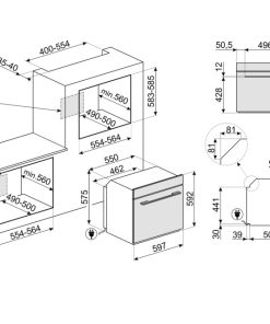 LÒ NƯỚNG SMEG SO6102TS 536 64 982 - 5 LÒ NƯỚNG SMEG SO6102TS 536 64 982