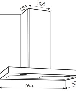 MÁY HÚT MÙI FASTER QUATTRO LUX SM 70SL - 5 MÁY HÚT MÙI FASTER QUATTRO LUX SM 70SL
