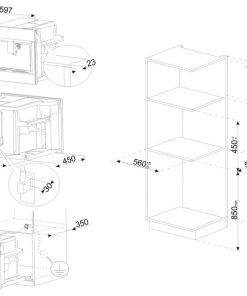 MÁY PHA CAFE SMEG CMS4604NR 536 54 079 - 4 MÁY PHA CAFE SMEG CMS4604NR 536 54 079