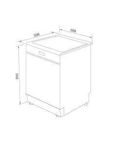 MÁY RỬA CHÉN MALLOCA MDW14-BS10TFT