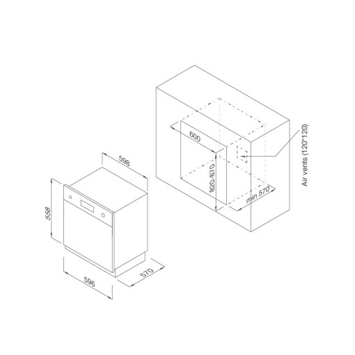 MÁY RỬA CHÉN MALLOCA MDW14-S08SI
