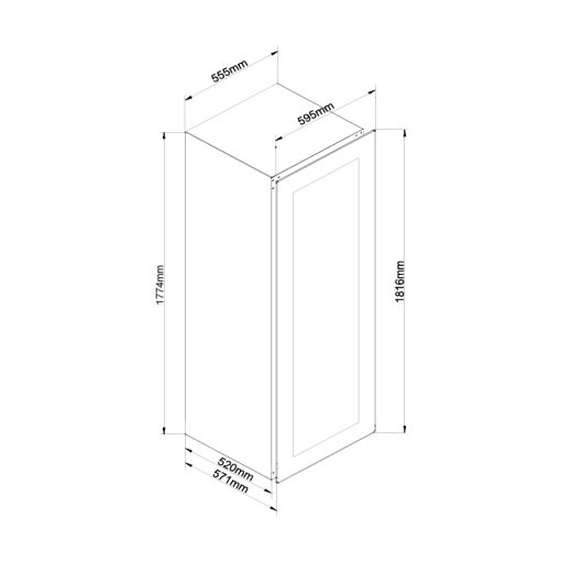 TỦ BẢO QUẢN RƯỢU ÂM TỦ MALLOCA MWC-95BI
