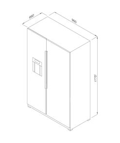Tủ lạnh Side by Side Malloca MF-547 SIM - 4 TỦ LẠNH SIDE BY SIDE MALLOCA MF-547 SIM