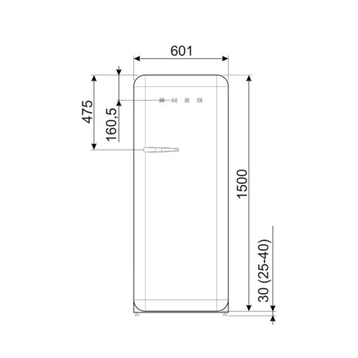 TỦ LẠNH SMEG FAB28RBL5 535 14 611